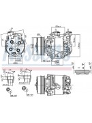 Компрессор Honda Jazz Civic Fit (05-11) 890035 5PK (7464)
