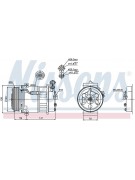 Компрессор Opel Vectra / FIAT Croma / SAAB 9-3 (02-) 89124 6PK (7463)