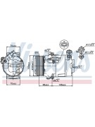 Компрессор Opel Astra H Zafira B 89096 6PK (7449)