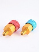 Муфта быстросъемная 1/4" SAE Male x R1234yf side Female (022724) Муфта быстросъемная 1/4" SAE Male x R1234yf side Female (022724)