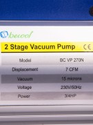 Насос вакуумный BC-VP-270N (2 ступени / 170 л/мин / 15 микрон) (023207) Насос вакуумный BC-VP-270N (2 ступени / 170 л/мин / 15 микрон) (023207)