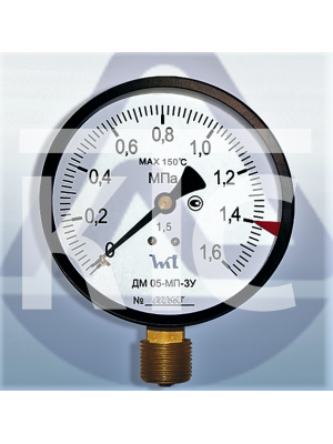 Манометр ДМ 05-МП-ЗУ 100-1 МПа-1,5 G1/2 ТУ У 33.2-14307481-031:2005 (9481)