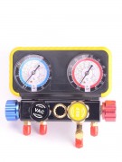 Станция манометрическая 4-х вентильная (R134a, R410a, R1234yf, R32) (022732)