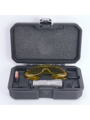 Набор UV для поиска утечек в кейсе (очки + фонарь) BC-UV-L-1 (004803)