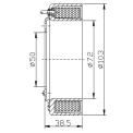 Электромагнитная катушка компрессора кондиционера 5Н14 RC-U2005 (2720)