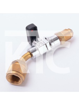 Вентиль к шлангу Refco CA-1/2"-20UNF-R-45° (386)