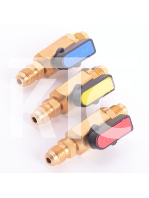 Вентиль шаровый BVM3 (набор 3 шт.) M1/4"SAE х M1/4" SAE (021525)