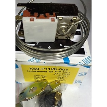 Термостат К50-Р1126 вкл.-18С выкл.-24.5С длина 1200мм. для однокамерных холодильников (009097)