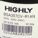 Компрессор BSA357CV-R1AN HIGHLY (014029)