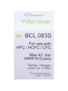 Фильтр-осушитель 3/8" BCL 083S под пайку (13489) Фильтр-осушитель 3/8" BCL 083S под пайку (13489)