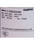 Компрессор C-SBN353H8D 44230BTU R410 (017275) Компрессор C-SBN353H8D 44230BTU R410 (017275)