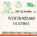 Термостат WDF28-922-005 (017838)