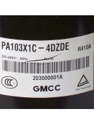 Компрессор PA103X1C-4DZDE 8500 BTU R410 (017598) Компрессор PA103X1C-4DZDE 8500 BTU R410 (017598)
